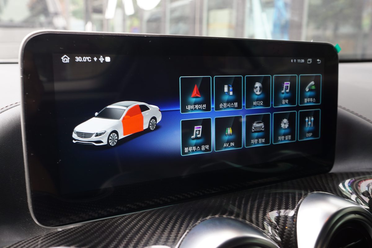 AMG GTS 안드로이드 모니터